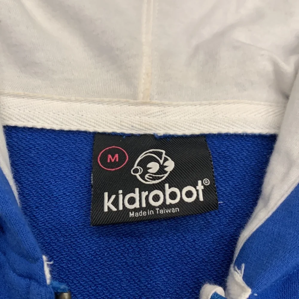 Kidrobot Blue Zipper Hoodie - Picture 3 of 11